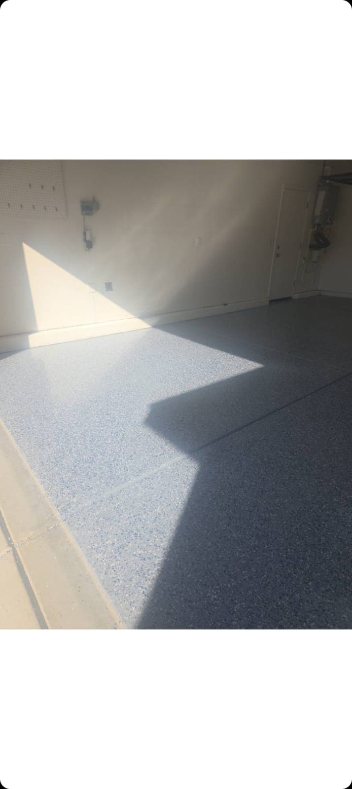 Epoxy floor coating finish
